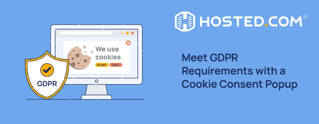 Header Text - Meet GDPR Requirements with a Cookie Consent Popup Blog: How To Add A GDPR Cookie Popup In WordPress For Consent