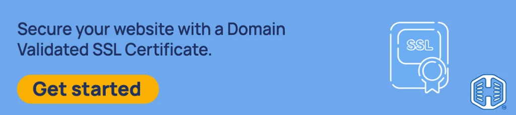 Strip Banner Text - Secure your website with a Domain Validated SSL Certificate. [Get started]