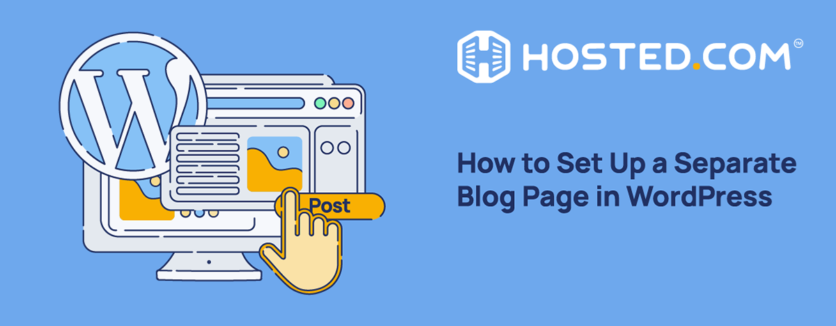 Blog Page 1.net Add A WordPress Blog Page For Posts - Hosted.com