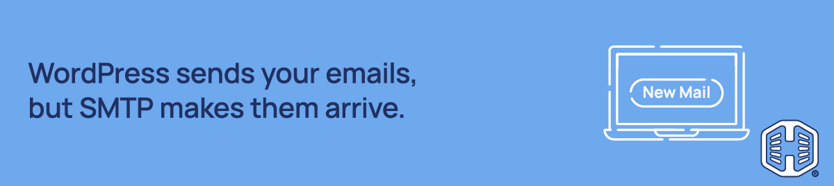 Strip Banner Text -  WordPress sends your emails, but SMTP makes them arrive