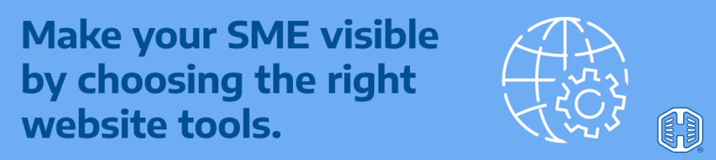 Make Your SME Visible By Choosing The Right Website Tools Strip Banner Text - Make Your SME Visible By Choosing The Right Website Tools