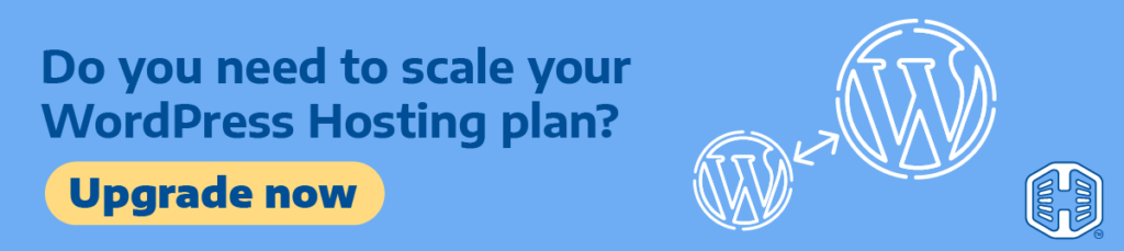 Strip Banner Text - Do You Need To Scale Your WordPress Hosting Plan? [Upgrade Now]