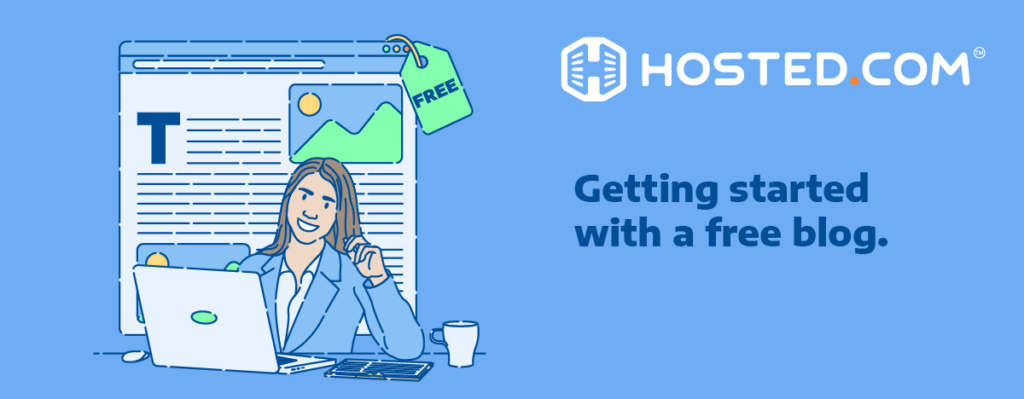 Header Text - Getting started with a free blog