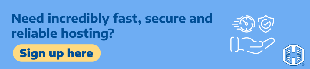 Strip Banner Text - Need incredibly fast, secure and reliable hosting? [Sign up here]