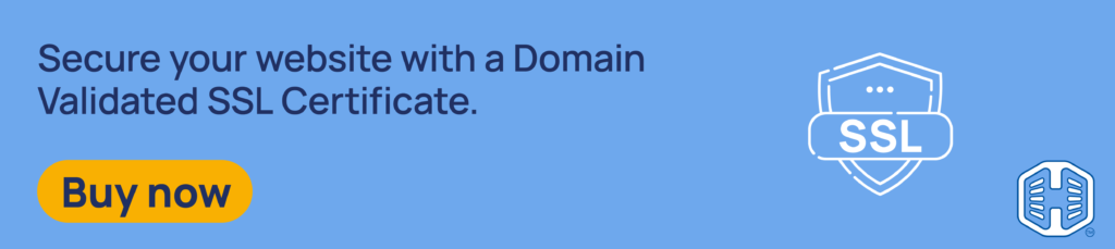 Strip Banner Text - Secure your website with a Domain Validated SSL Certificate. [Buy now]