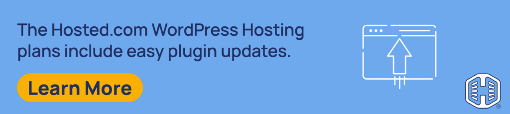 Strip Banner Text - The Hosted.com WordPress Hosting plans include easy plugin updates. [Learn More]