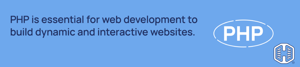 Strip Banner Text - PHP is essential for web development to build dynamic and interactive websites.