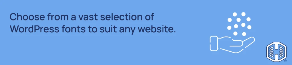 Choose from a vast selection of WordPress fonts to suit any website. Strip Banner Text - Choose from a vast selection of WordPress fonts to suit any website.