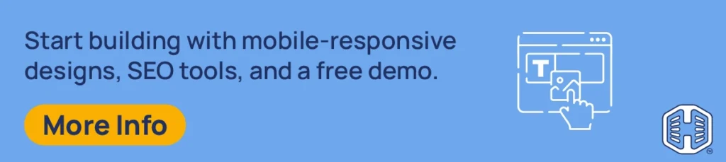 Strip Banner Text - Start building with mobile-responsive designs, SEO tools, and a free demo. [More Info]