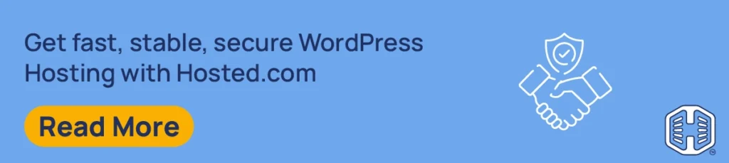 Strip Banner Text - Get fast, stable, secure WordPress Hosting with Hosted.com [Read More]