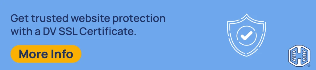 Strip Banner Text - Get trusted website protection with a DV SSL Certificate. [More Info]