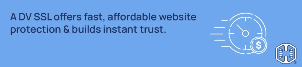 Strip Banner Text - A DV SSL offers fast, affordable website protection & builds instant trust