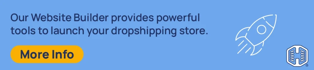 Strip Banner Text - Our Website Builder provides powerful tools to launch your dropshipping store. [More Info]