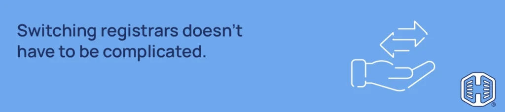 Switching registrars doesn't have to be complicated Strip Banner Text - Switching registrars doesn't have to be complicated