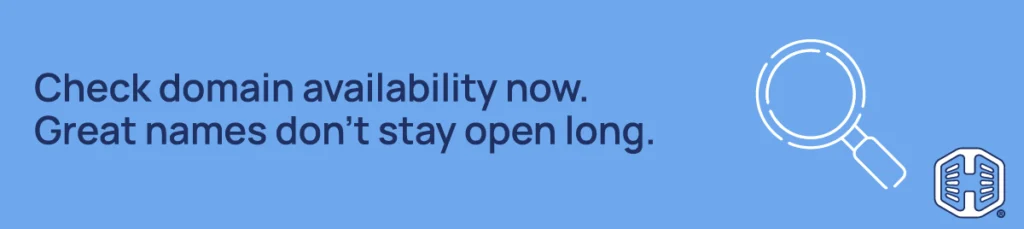 Strip Banner Text - Check domain availability now. Great names don't stay open long