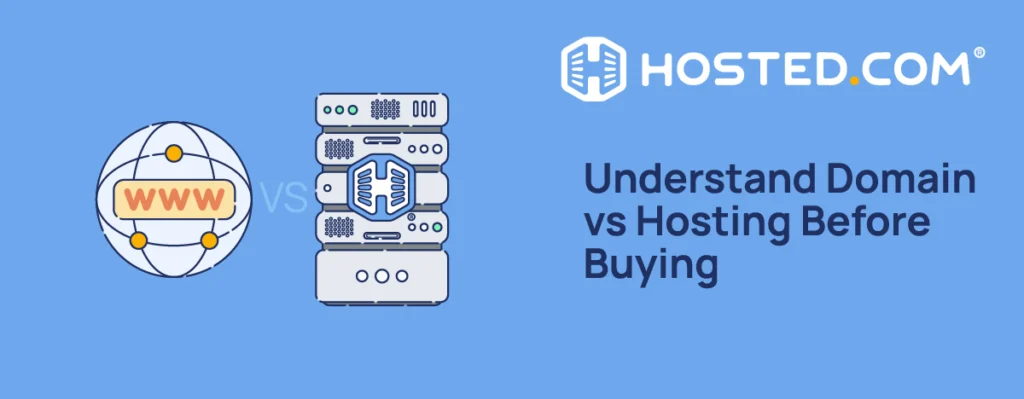 Header Text - domain vs web hosting - Understand Domain vs Hosting Before Buying