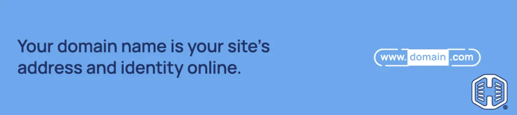 Strip Banner Text - Your domain name is your site’s address and identity online.
