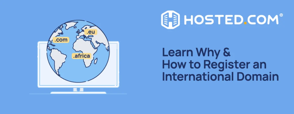 Header Text - International Domain Name Registration
