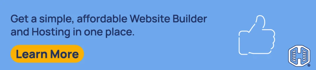 Strip Banner Text - Get a simple, affordable Website Builder and Hosting in one place. [Learn More]