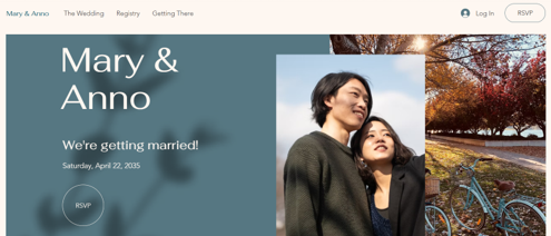 Mary & Anno Template from Wix Mary & Anno Template from Wix
