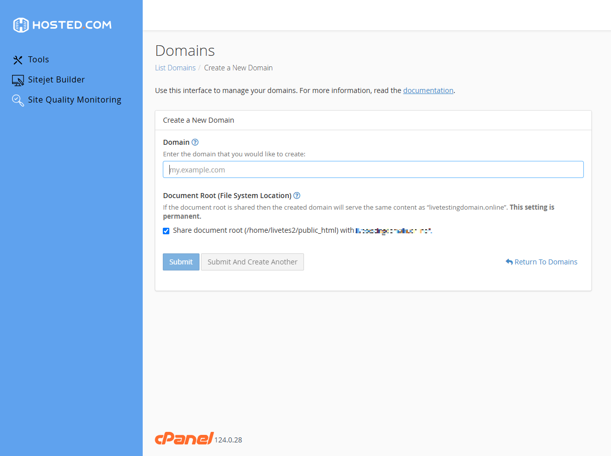 How To Park A Domain In cPanel – Add New Domain Park A Domain In cPanel - Add New Domain