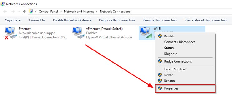 How To Fix A DNS_PROBE_STARTED Error - Network Connection Properties” Fix A DNS_PROBE_STARTED Error - Network Connection Properties”