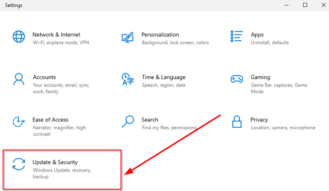 How To Fix A DNS_PROBE_STARTED Error - Update and Security Settings Fix A DNS_PROBE_STARTED Error - Update and Security Settings