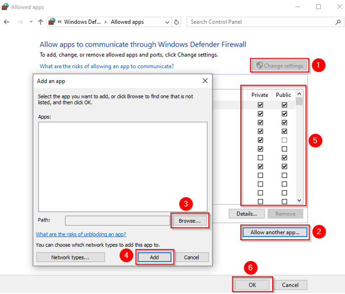 How To Fix A DNS_PROBE_STARTED Error - Allow App to Communicate via Firewall Fix A DNS_PROBE_STARTED Error - Allow App to Communicate via Firewall