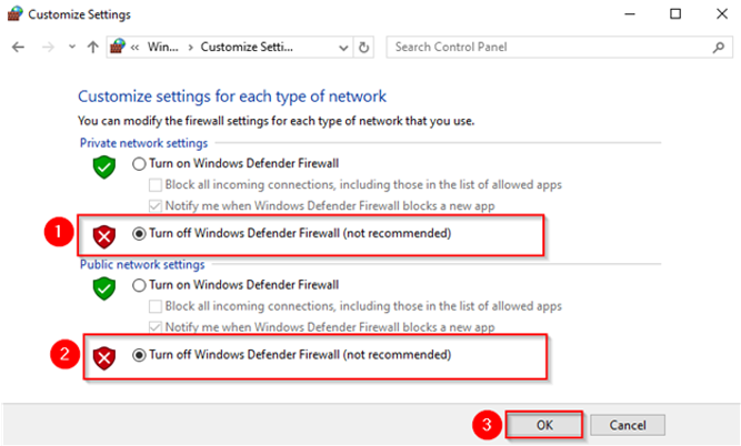 How To Fix A DNS_PROBE_STARTED Error - Disable Firewall-2 Fix A DNS_PROBE_STARTED Error - Disable Firewall-2
