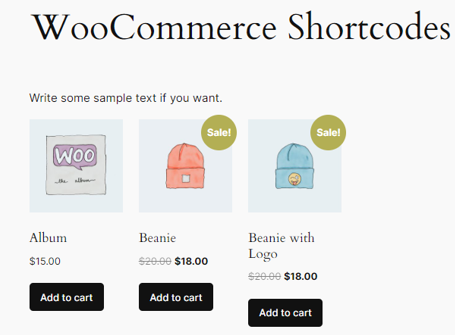 WooCommerce Shortcodes: A Guide to Their Uses & Benefits- Display Three Products Only WooCommerce Shortcodes - Display Three Products Only