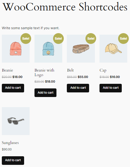 WooCommerce Shortcodes: A Guide to Their Uses & Benefits- Display Accessories Category Products WooCommerce Shortcodes - Display Accessories Category Products