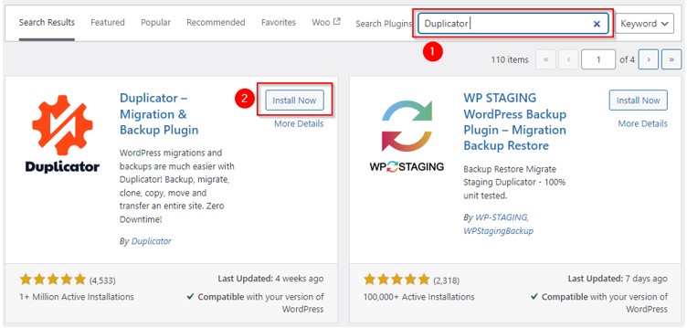 How to Export A WordPress Site - Install Duplicator Plugin Export A WordPress Site - Install Duplicator Plugin
