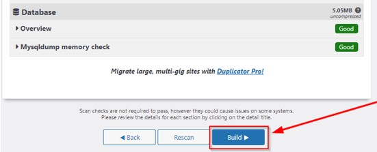 How to Export A WordPress Site - Build Your Package Export A WordPress Site - Build Your Package