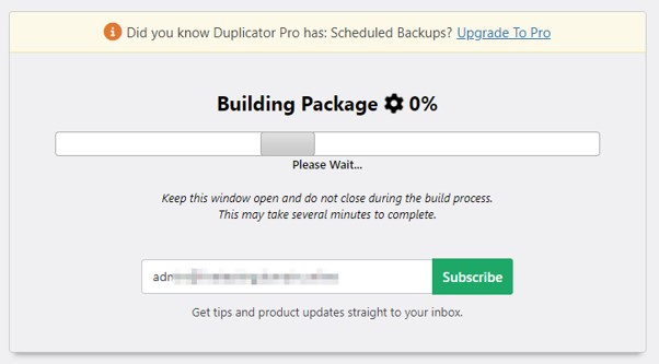 How to Export A WordPress Site - Building Package Export A WordPress Site - Building Package