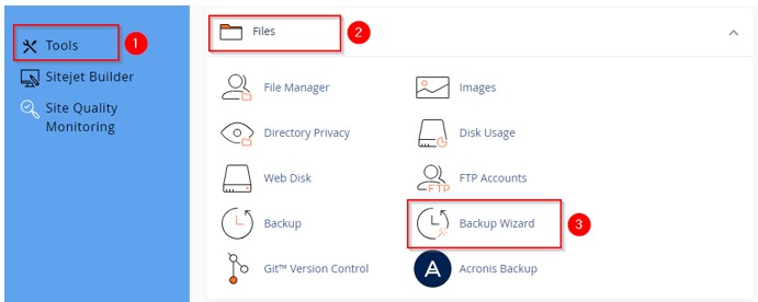 How to Export A WordPress Site - Backup Wizard in cPanel Export A WordPress Site - Backup Wizard in cPanel
