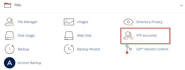 How to Export A WordPress Site - FTP Accounts in cPanel Export A WordPress Site - FTP Accounts in cPanel