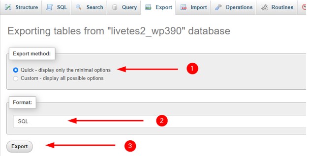 How to Export A WordPress Site - Export WordPress Database Export A WordPress Site - Export WordPress Database