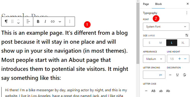 How to Change Fonts in WordPress - Change Text Font of a Particular Block How to Change Fonts in WordPress - Change Text Font of a Particular Block