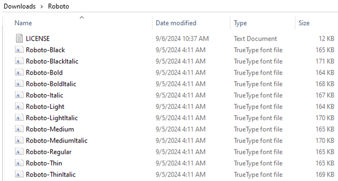 How to Change Fonts in WordPress - Roboto Font Files How to Change Fonts in WordPress - Roboto Font Files
