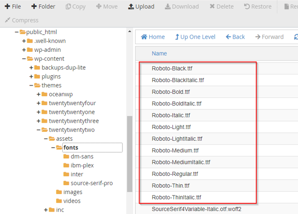 How to Change Fonts in WordPress - Font Files Uploaded How to Change Fonts in WordPress - Font Files Uploaded