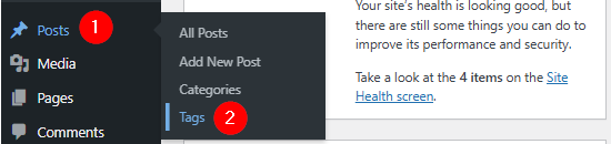 How To Use WordPress Tags Effectively And Their Purpose - Access Tags Page How To Use WordPress Tags - Access Tags Page