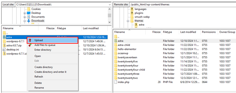 How to Update a WordPress Theme: 5 Effective Methods - Upload Latest Theme Files