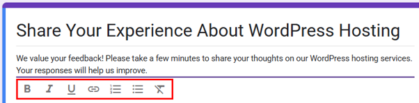 How To Embed A Google Form In WordPress - Add and Format a Description for Your Form Embed A Google Form In WordPress - Add and Format a Description for Your Form