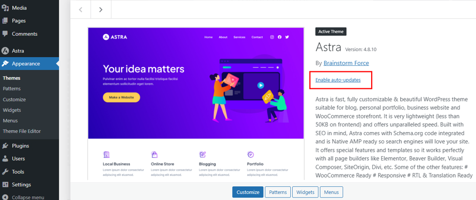 WordPress Automatic Updates: How to Manage & Best Practices - Enable Auto Updates for WordPress Theme WordPress Automatic Updates - Enable Auto Updates for WordPress Theme