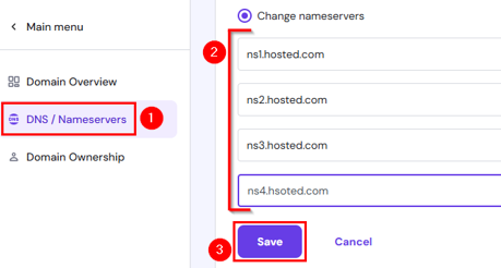  Host Multiple Websites On One Server - Change Nameservers