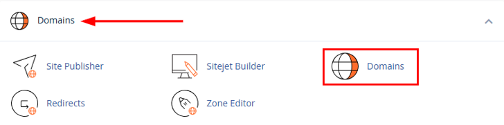  Host Multiple Websites On One Server - Access Domain Settings in cPanel
