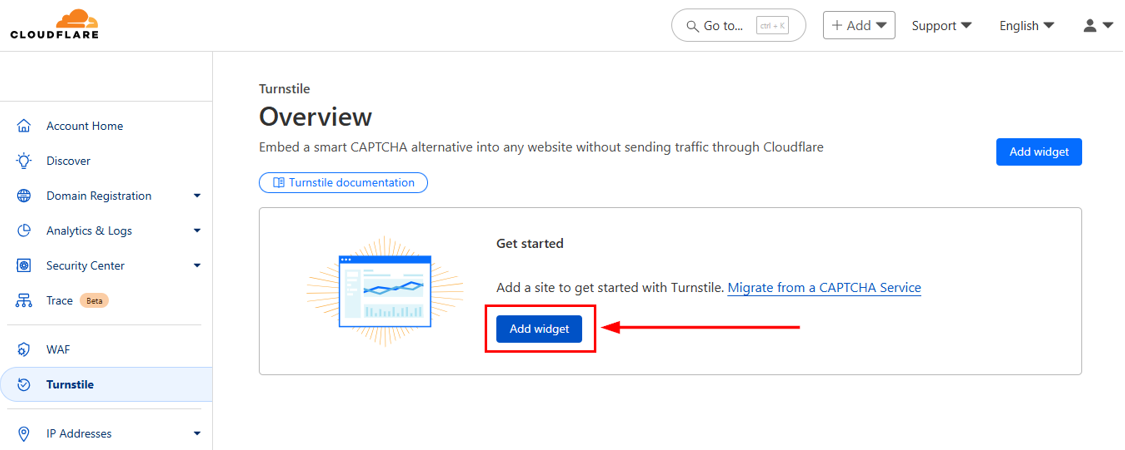 How To Prevent WordPress Contact Form Spam 8 Proven Tips - Add a Site to Cloudflare Turnstile Prevent WordPress Contact Form Spam - Add a Site to Cloudflare Turnstile
