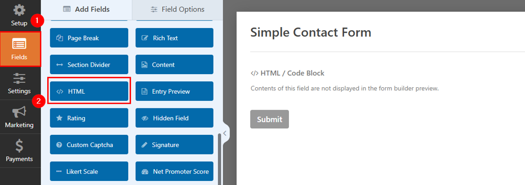 How To Prevent WordPress Contact Form Spam 8 Proven Tips - Add HTML Field Prevent WordPress Contact Form Spam - Add HTML Field