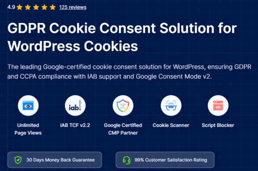 Add A GDPR Cookie Popup In WordPress - GDPR Cookie Consent by WebToffee