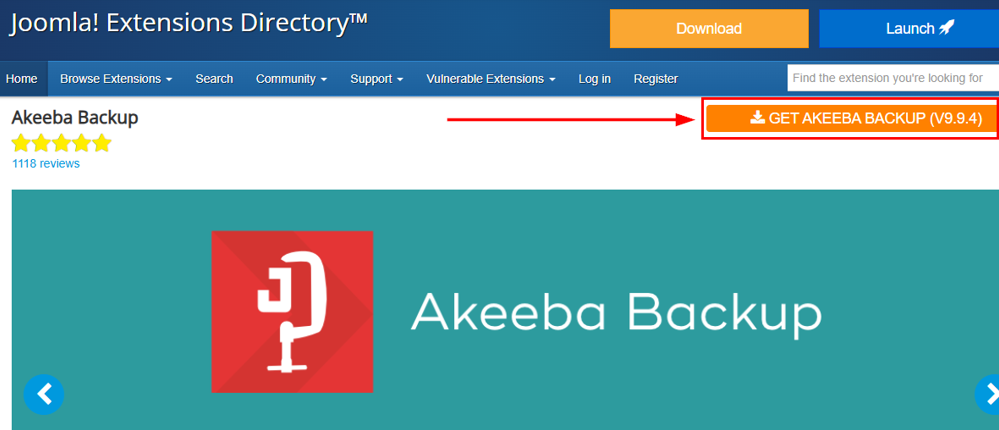 Migrate Your Website From Joomla To WordPress - Download Akeeba Backup Joomla Extension